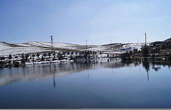 Tokat'ın yüksek kesimlerine kar yağdı
