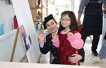 Tokat'ta down sendromlu çocuklar İl Jandarma Komutanlığında ağırlandı