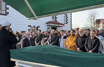 Trabzon'da göçükte hayatını kaybeden iki işçinin cenazesi defnedildi