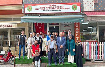 Bafra Gençlik Merkezinden Şehitler Haftası dolayısıyla ziyaret