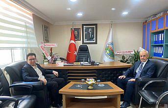 Başçiftlik Kaymakam Vekili Yüksel'den Belediye Başkanı Bolat'a ziyaret