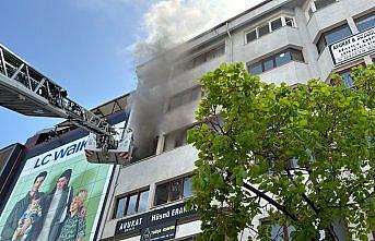 Bolu'da öğrencilerin kaldığı dairede çıkan yangın söndürüldü