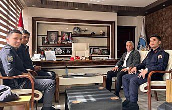 Çaykara Kaymakamı Erbek'den Belediye Başkanı Tok'a ziyaret