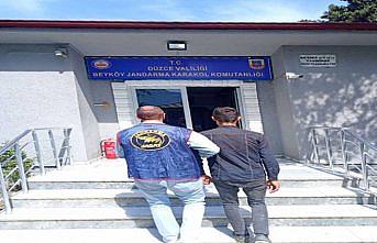 Düzce'de firari hükümlü yakalandı