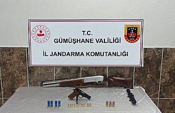 Gümüşhane'de silah kaçakçılığıyla mücadele