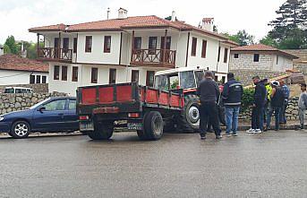 Karabük'te trafik kazalarında 2 kişi yaralandı
