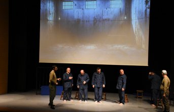 Ordu'da “Nehirden Denize, Özgür Filistin“ adlı tiyatro oyunu sahnelendi