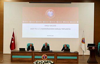 Ordu'da İl Koordinasyon Kurulu Toplantısı yapıldı