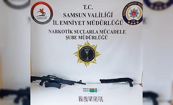 Samsun'da uyuşturucu operasyonunda 2 zanlı yakalandı