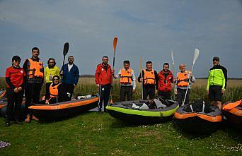 Terme durgun su kano sporuna hazırlanıyor