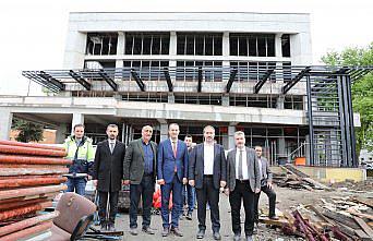 Akçaabat Kültür Merkezi inşaatında sona gelindi
