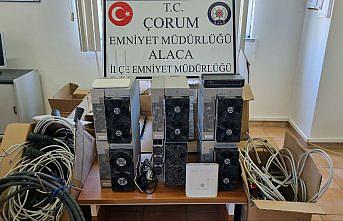 Çorum'da kaçak teçhizat ve elektrikle bitcoin madenciliği yapan kişi yakalandı