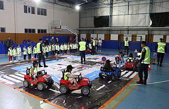 Havza'da okul öncesi öğrencilere trafik eğitimi verildi