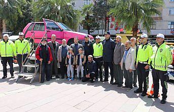 Of’ta vatandaşlara trafik eğitimi verildi