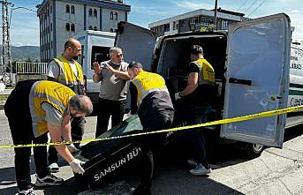 Samsun'da çöp konteynerine çarpan motokurye öldü