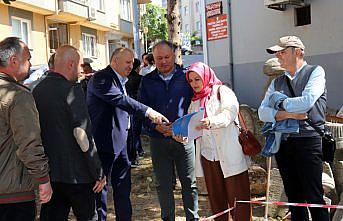 Ünye'de tarihi caminin avlusunda arkeolojik sondaj kazısına başlandı