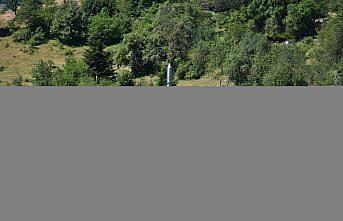 Boyabat'ta inşaatı tamamlanan cami ibadete açıldı