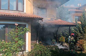 Karabük'te villada çıkan yangın hasara neden oldu