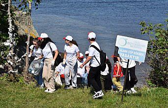 Ordu'nun turistik alanı Yason Burnu'nda çevre temizliği yapıldı
