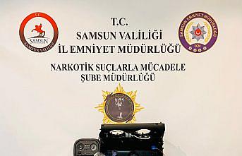 Samsun'da ses sistemine zulalanmış 1 kilogram uyuşturucu bulundu