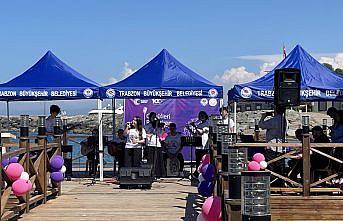 Trabzon'da lise öğrencilerinin eserleri beğeniye sunuldu