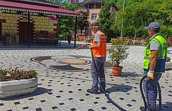 Ünye Belediyesi ekiplerince ilçede temizlik yapıldı