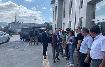 Elazığ'a atanan Tokat Valisi Hatipoğlu, Almus Kaymakamı Çömen'i ziyaret etti