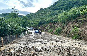 Ordu'nun İkizce ilçesinde şiddetli yağış hasara neden oldu