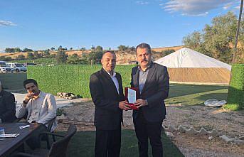 Şırnak'a atanan Vezirköprü İlçe Jandarma Komutanı Çetinkaya'ya veda yemeği