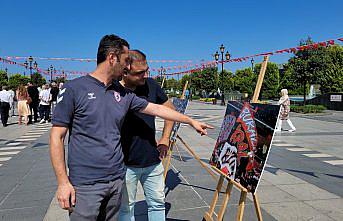 Spor muhabirlerinin bir yıl boyunca çektiği Samsunspor fotoğrafları sergilendi