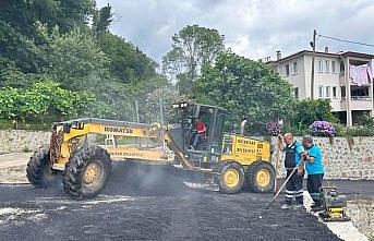 Trabzon'da kelebek hastası Ayşenur için 120 metrelik beton yol asfaltlandı