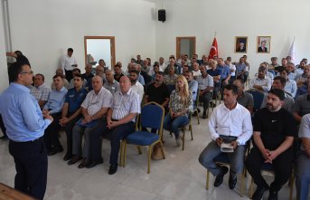 Boyabat'ta muhtarlar sivrisinekle mücadele ve sağlıklı içme suyu hakkında bilgilendirildi