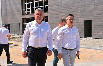 Bulancak Kaymakamı Koç ile Belediye Başkanı Sıbıç, yüksekokul binasını inceledi