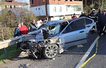 Ordu'da kamyona çarpan otomobildeki 3 kişi öldü