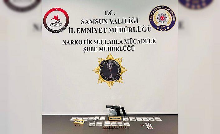 Samsun'da uyuşturucu ve silah ticareti yaptığı iddia edilen kişi yakalandı