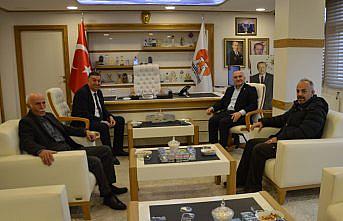 İYİ Parti'li Usta'dan Havza Belediye Başkanı İkiz'e ziyaret