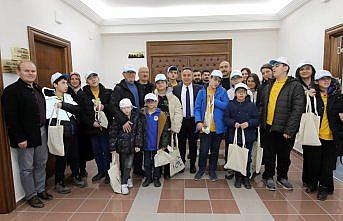 Mehmet Akif Ersoy Görme Engelliler Okulundan TOGÜ Rektörü Yılmaz'a ziyaret