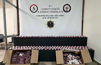 Samsun'da 35 bin 264 sentetik ecza hapı ele geçirildi, 4 zanlı yakalandı