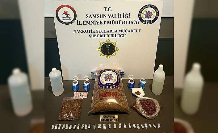 Samsun'da uyuşturucu operasyonunda 2 zanlı yakalandı