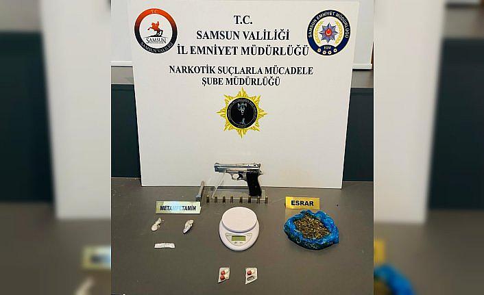 Samsun'da uyuşturucu operasyonunda 3 zanlı yakalandı