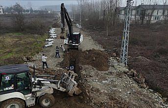 Düzce'de kanalizasyon hatları yenileniyor
