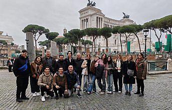 Erasmus kapsamında öğretmen ve öğrenciler Samsun'dan İtalya'ya gitti