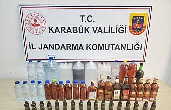 Karabük'te sahte içki operasyonunda 1 şüpheli gözaltına alındı