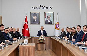 Ordu'da güvenlik asayiş ve koordinasyon toplantısı yapıldı