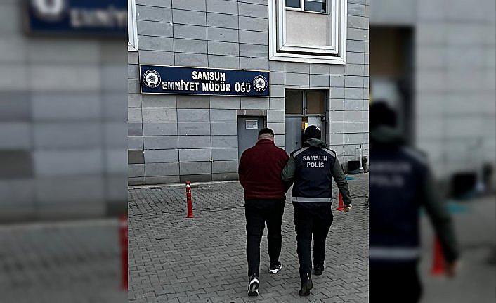 Samsun'da 24 yıl hapis cezası bulunan firari hükümlü yakalandı