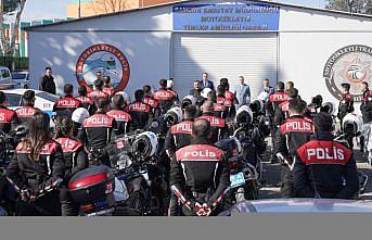 Samsun'da eğitimini tamamlayan 30 yunus polisi göreve başladı