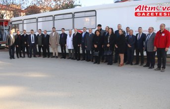 Taşova Kaymakamı Kartal kan bağışında bulundu