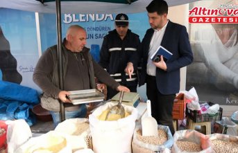 Terme'de terazi kullanılan iş yerlerine denetim