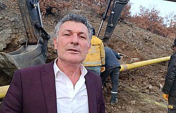 Almus'ta 3 gündür suları kesik olan mahalleye su verildi