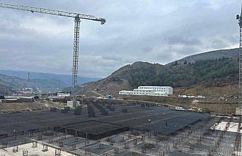 Amasya'da 600 yataklı devlet hastanesi inşaatı sürüyor